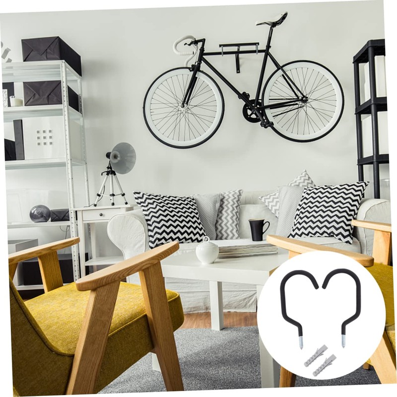 COHEALI 2pcs Heavy Duty Bike Hooks for Storage Space Saving