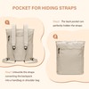 Foldaway Convertible Tote Backpack Lightweight Nylon Daypack for Women Men