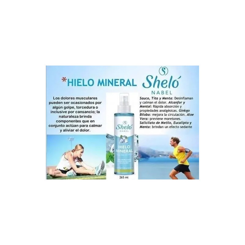 Hielo Mineral Gel Reafirmante D Alga Marinas Sheló S060+s090