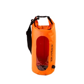 YakAttack 10L Roll-Top Waterproof Dry Bag with Air Valve | Durable & Water Resistant | Compact Storage | Remove Trapped Air | Additional Buoyancy | Dry Bag for Kayaking, Hiking, Boating & Camping