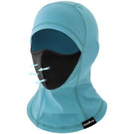 Kids Balaclava Ski Mask Winter Breathable Face Mask for Boys Girls Windproof Fleece Neck Warmer for Cold Weather, Blue, 5T