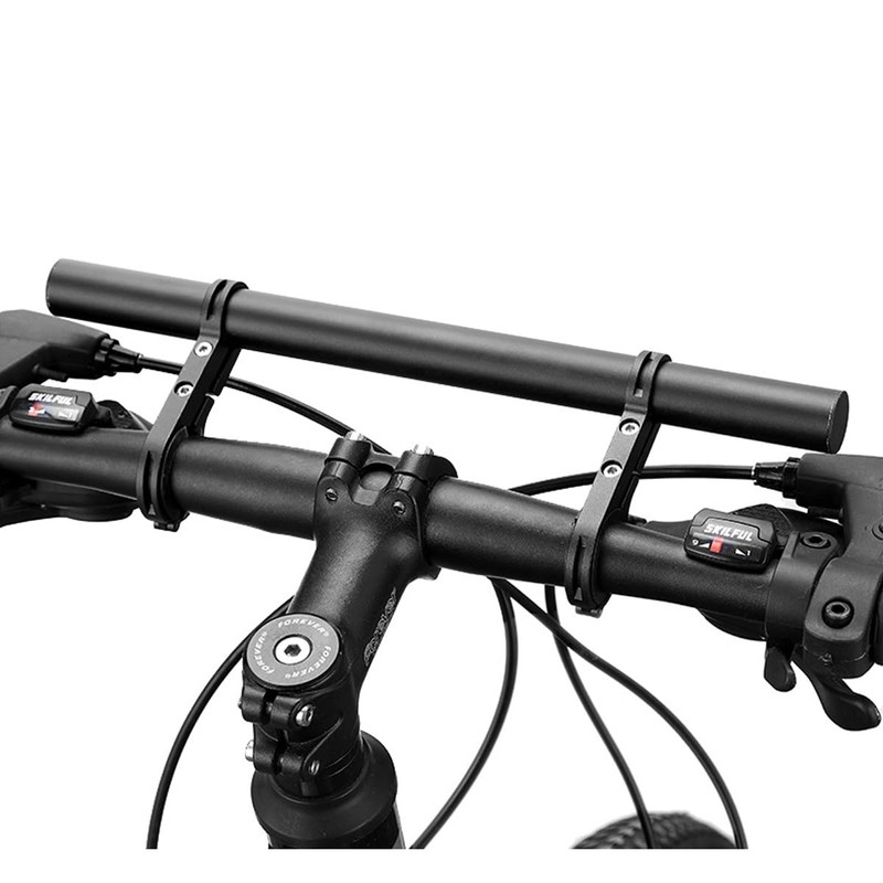 HOUSON 30cm Bicycle Handlebar Extender, Handlebar Extension Mount for Flashlights,