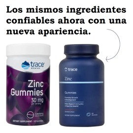 Trace Minerals Zinc 60 Gomitas Sabor Elderberry