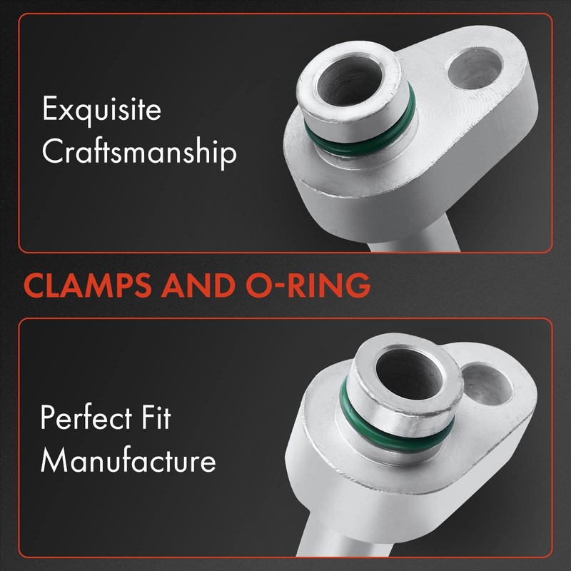 A-Premium - Conjunto de manguera de succión A/C compatible con