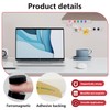 DUJEQM Magnetic Board - 6Pcs Frameless Stainless Steel Magnet Bulletin