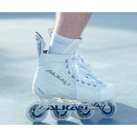Alkali Cele III Senior Adult Junior Kids Inline Roller Hockey Skates New for 2023 (Skate Size 8 (Shoe Size 9-9.5))