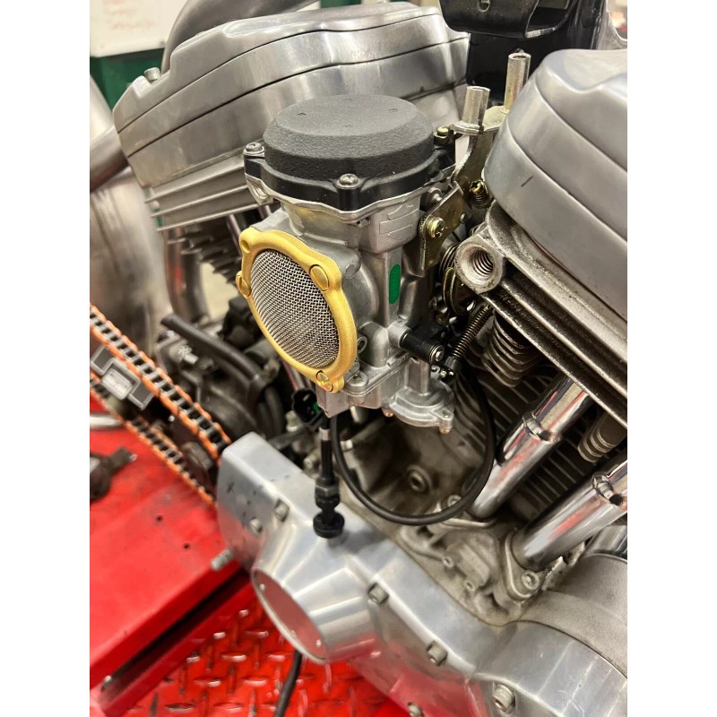 DIY CYCLE PARTS BRASS RING air cleaner harley springer CV