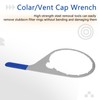 AFEISOL 8 Inch Colar/Vent Cap Fuel Filter Wrench 482017 for