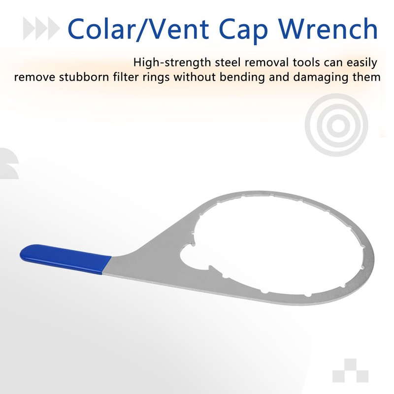 AFEISOL 8 Inch Colar/Vent Cap Fuel Filter Wrench 482017 for