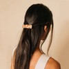 4Pcs French Design Hair Barrette Barrette Hair Clips Tortoise Shell