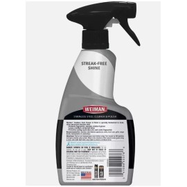 Weiman Stainless Steel Cleaner and Polish Trigger Spray  - 12 Fl oz.