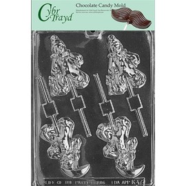 CLOWNS LOLLY chocolate candy mold