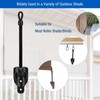 IVYSUN Shade Replacement Parts,Tie Down for Coolaroo Exterior Roller Sun