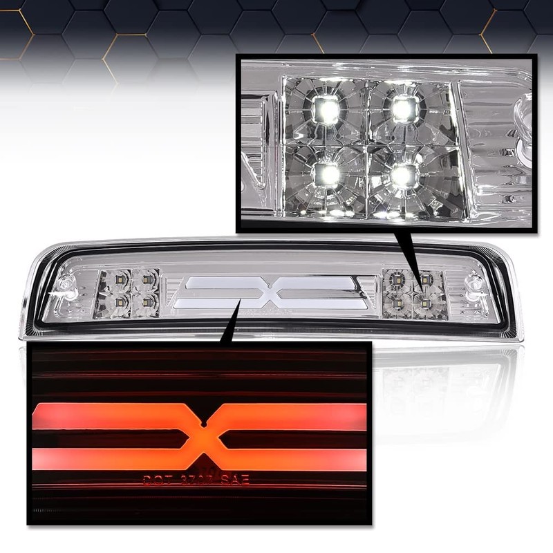 PIT66 LED Bar 3rd Brake Light Compatible with Dodge Ram