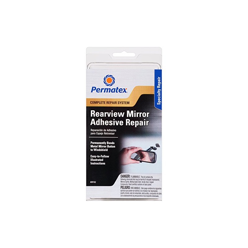 Permatex 09102-6PK Rearview Mirror Adhesive Kit (Pack of 6)