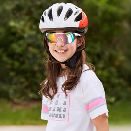 FEISEDY Kinder Jugendliche Sport Sonnenbrille Polarisiert für Jungen und Mädchen im Alter von 6-12 Jahren Baseball Radfahren Brillen mit TR90 Frame B0220