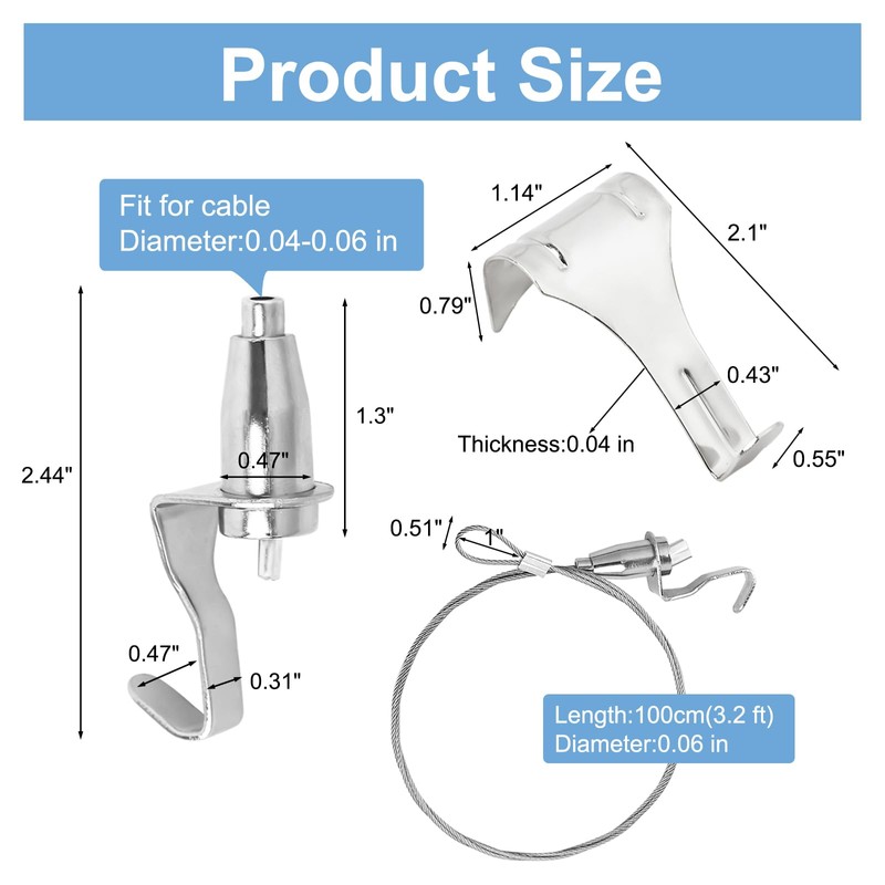 15 Pcs Picture Rail Hooks Molding Hooks Picture Rail Hangers,Adjustable