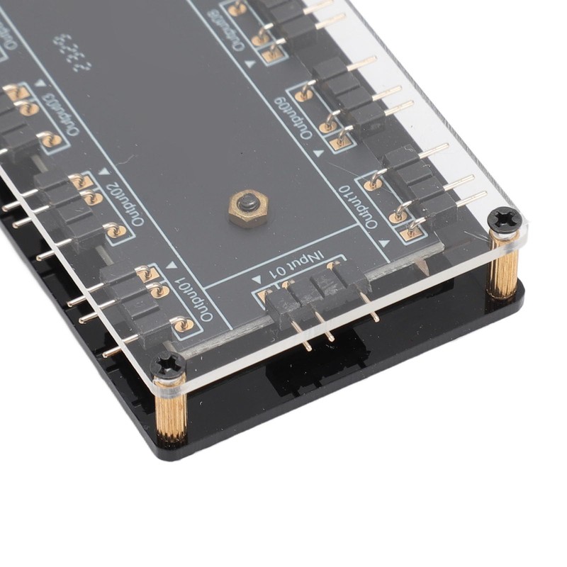 10 Way 5V 3pin ARGB Hub with Acrylic Case, Universal