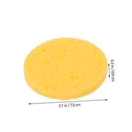 Vaguelly 30pcs Compressed Facial Sponges Versatile Makeup Removal Sponge for Skin Types Soft and Absorbent Cleansing Pads for Daily Use and