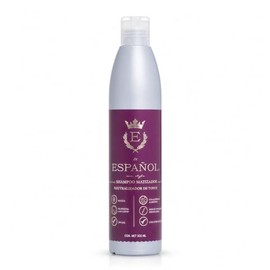 Shampoo Matizador Morado 300 ml El Español con Stylo | Neutraliza Tonos Amarillos y Naranjas | Para Cabello Rubio, Decolorado y Canas | Efecto Platinado (2 Unidades)