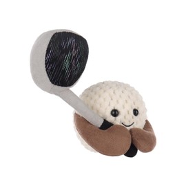 Apricot Lamb Golf Ball Sport Plush Toys for Kids, Soft Cute Cuddly Toy for Baby Girls and Boys, Fluffy Golf White 13 cm
