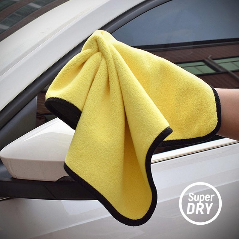 COLORWAY Car Cleaning Cloth, XL 50 x 60 cm, Microfibre,
