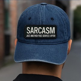Sarcasm Just Another Free Service I Offer Embroidered Iron on Patch Biker Motorcycle Jacket Backpack Vest