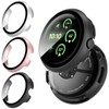 GCVSE 3-Pack Case for Pixel Watch 3 41mm Screen Protector,