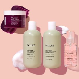 Pallure Hydrating Bond Kit To Support Thicker, Voluminous, Fuller Looking Hair, Infused with Hyaluronic Acid, Biotin, Avocado and Rosemary Oil, 300 ml (Royal Purple)