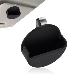 Lyreh Portable Black Car Visor Holder for ZYN, Durable Plastic Car Visor Pouch Clip Small Vehicle Interior Bag Holster Supplies Decor Accessories for Smokers