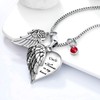 Forever in my heart with 12 Birthstones Cremation Jewelry Keepsake