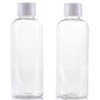 2X 100ml Holiday Travel Bottles - Clear Airport/Flight Security Approved