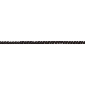 DÉCOPRO Black 3/16" Decorative Rope Cord Midnight's Embrace [By The Yard]