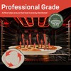 Non-Stick Pizza Pan with Silicone Handle 2 Pack, 13 Inch