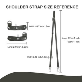 LOUKAYCCI Mini Bags Leather Shoulder Strap for Longchamp Mini Bag Nude Taupe Strap Kit (Forest Green)