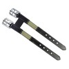 Majestic Ally Leather Girth Extender with Heavy-Duty Elastics, Durable, Flexible
