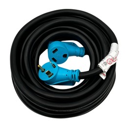 Connecticut Electric 30-Foot 30-Amp RV/EV Extension Cord for TT-30P to TT-30R