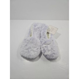 Slippery *NWT* 2-Pack Women's Slippery Socks Faux Fur W/Anti-Slip S/M(5-7) Lt Purple Y59