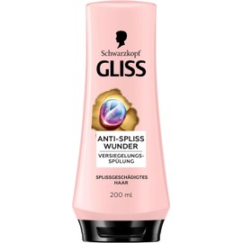 Gliss Conditioner Anti-Split Ends Miracle (200 ml), Conditioner Repairs Damaged Hair Fibres, for Long-Lasting Split End Sealing and 88% Less Split Ends