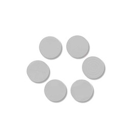 6PC Silicone Thumb Stick Grips Caps Analog Thumbstick Joystick Cap for PS Vita PSV 2000 PSV 1000 (White)