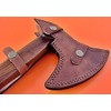 AX-7001 Custom Handmade Damascus Steel Axe with Rose Wood Handle