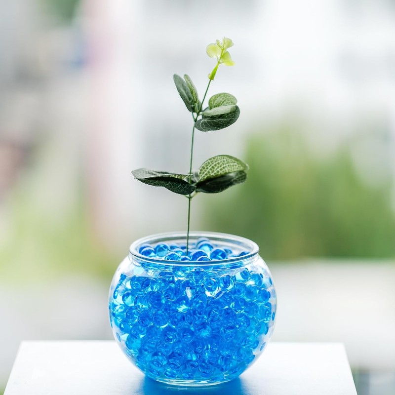 PINNACLE DYNAMICS Blue Water Beads - 20,000 Pcs (100+ Grams)