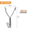 MOROBOR Pegboard Hooks, 50Pcs 20mm Hook of Stainless Steel Peg