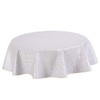 Home Direct Round Embossed Oilcloth PVC Wipe Clean Tablecloth Table