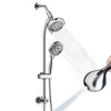 High Pressure Handheld/Rain 82-mode 3-way Shower Head Combo with 25.75"