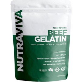 NES Proteins Grass-Fed Beef Gelatin – Premium Quality Collagen Support – 450g