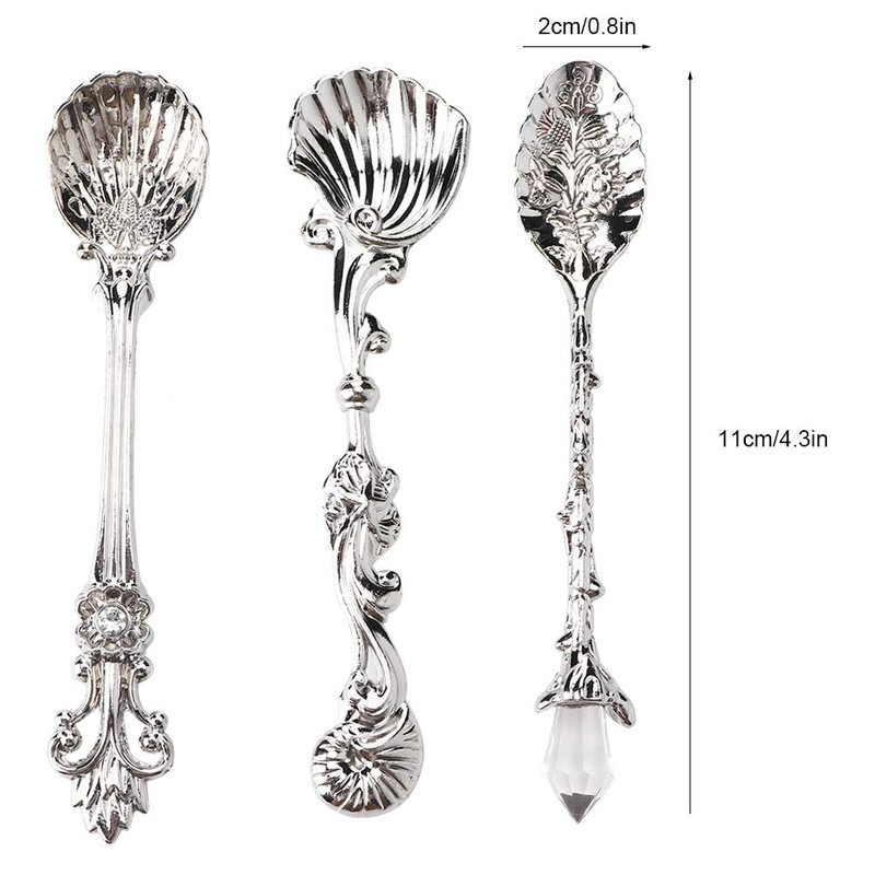 Coffee Espresso Spoons Set of 6 Tiny Spoon Vintage Cutlery