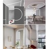 KSDLMPA 10 Pack 3.3Ft/1M Plaster-in Bendable Aluminum Profile LED Light