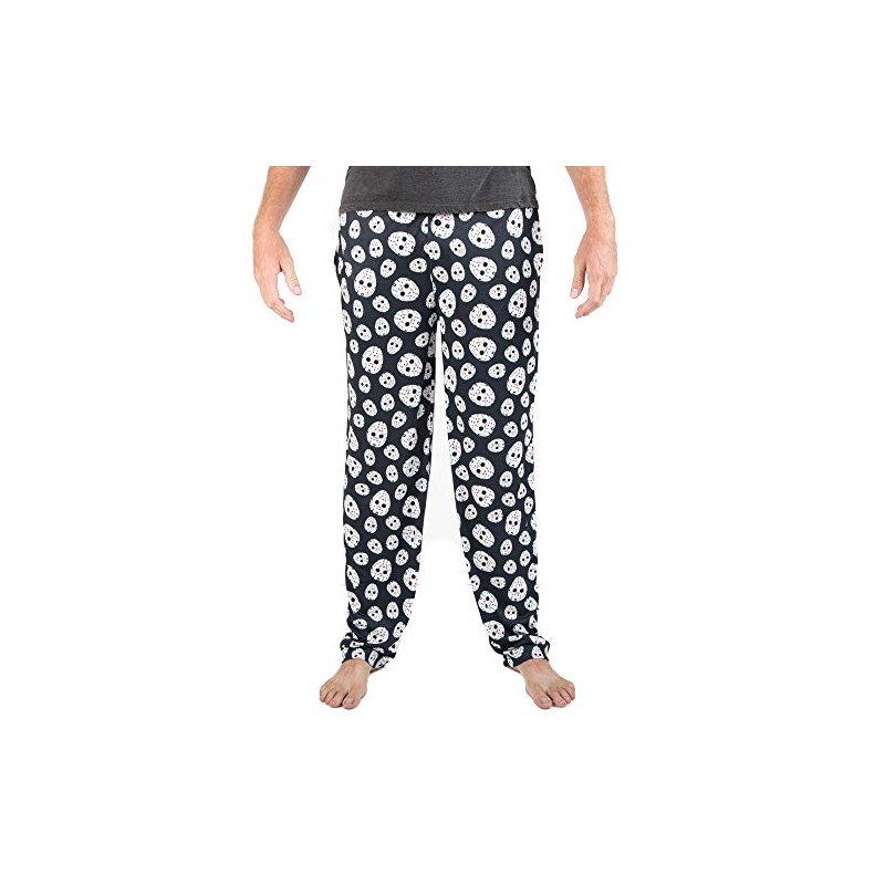 Bioworld Friday The 13TH Jason Mask AOP Sleep Pajama Pants