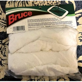 Bruce 2 Reusable Replacement Terry Cloth Mop Covers for Mop Head Size 8" x 15"